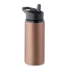 Újrahasznosított rozsdamentes acél szívószálas kulacs 500 ml