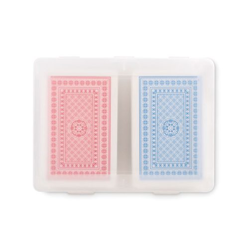 Franciakártya készlet, 2 pakli