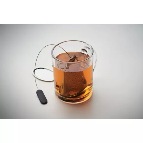 Rozsdamentes acél teatojás teafilter tartó