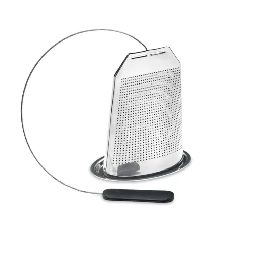 Rozsdamentes acél teatojás teafilter tartó