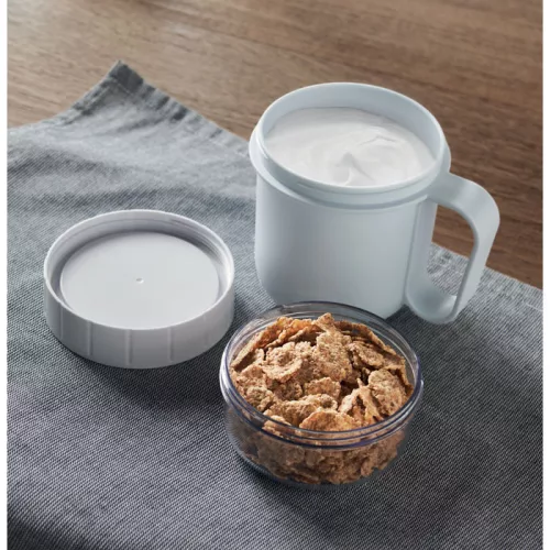 műanyag reggeliző úti pohár 450 ml
