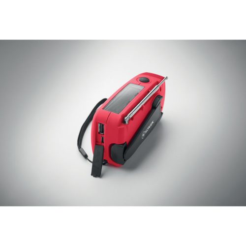 Hordozható rádió LED lámpával