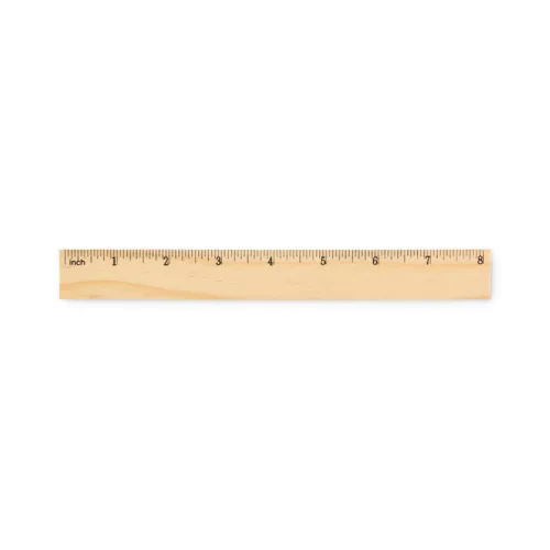 Fenyőfa vonalzó 20 cm