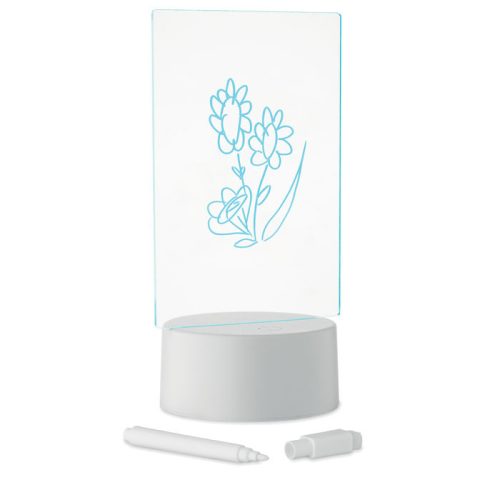 Világító LED jegyzettábla