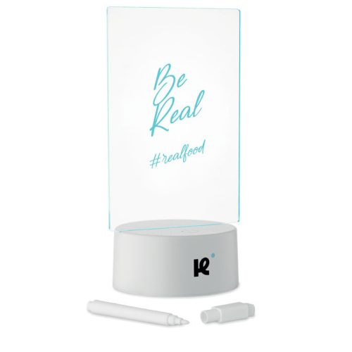 Világító LED jegyzettábla