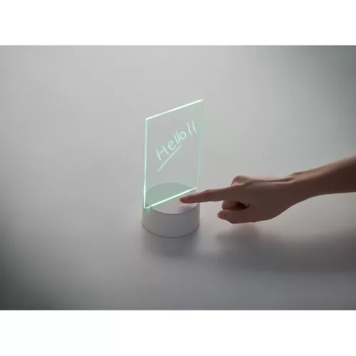 Világító LED jegyzettábla