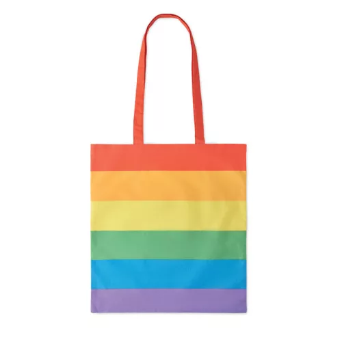 Szivárvány pamut bevásárlótáska