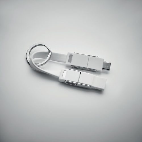 Kulcstartó 4 az 1-ben kábellel