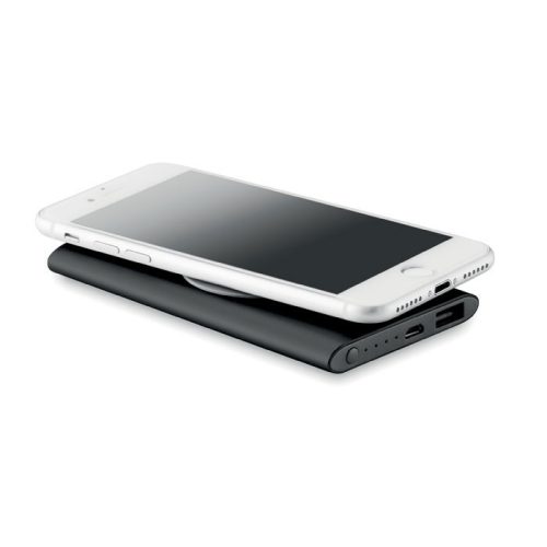 4000 mAh powerbank vezeték nélküli töltővel