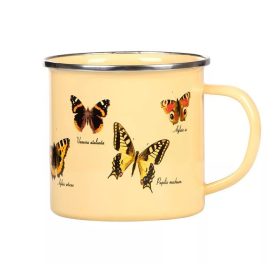 Pillangós zománc bögre, 0,49 literes