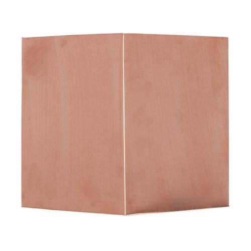 Fa madárház széncinegének, réz tetővel, fekete és rose gold, 17 x  30 x 14 cm