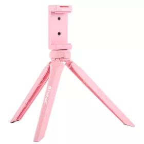   PULUZ mini asztali rózsaszín tripod, állvány mobiltelefon tartóval