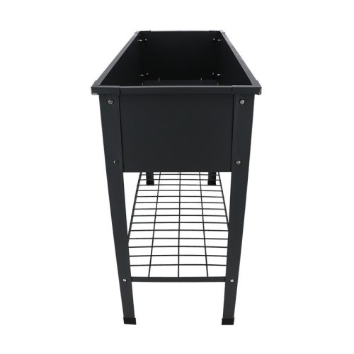 Fém magaságyás, antracit szürke, 100 cm