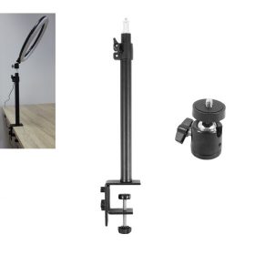   asztalra rögzíthető satu állvány led lámpához mini gömbfejjel