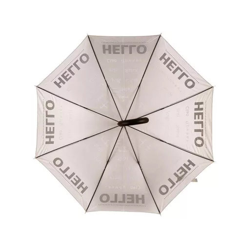 HELLO feliratos esernyő, 105 cm átmérőjű