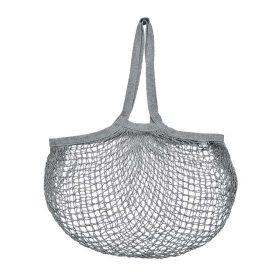 Vállra akasztható retró táska, szürke