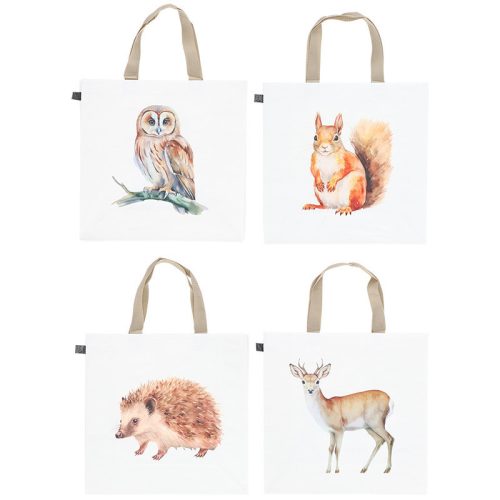 Őzikés bevásárló táska, 40 x 40 cm