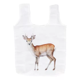 Őzikés összehajtható bevásárló táska, 36 x 36 cm
