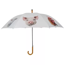 Farm állat mintás esernyő, 120 cm átmérőjű