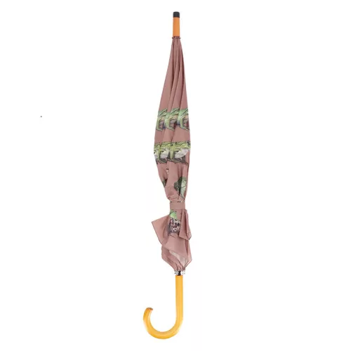 Békás esernyő, barna, 120 cm átmérőjű