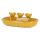 Kerámia madáritató és etető tál, 29 cm, sárga