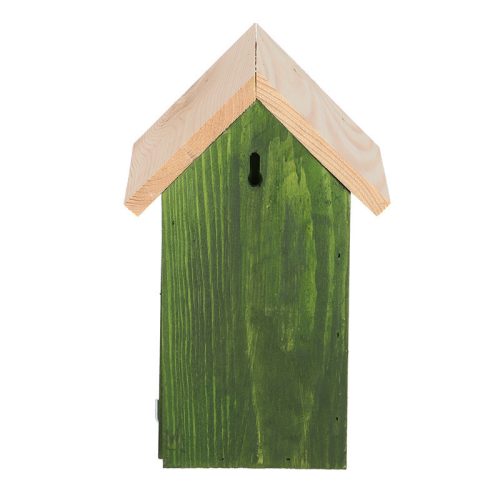 Fa madárház cinegéknek, 17 x 25,5 cm, zöld