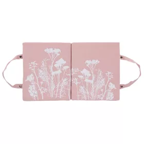 Mezei virág mintás kerti térdelőpárna, pink