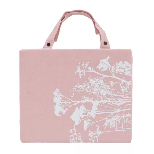 Mezei virág mintás kerti térdelőpárna, pink