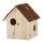 Mókusház, fakéreg tetővel, 25 x 29 cm
